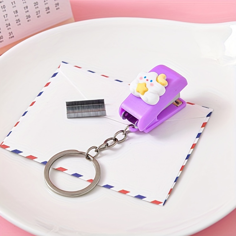 1pc Mini Star & Colorful Star & Macaron Color Keychain Key Ring