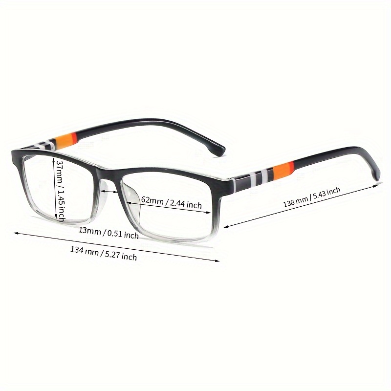 Anti Light Frame Reading Glasses Unisex Funky Style