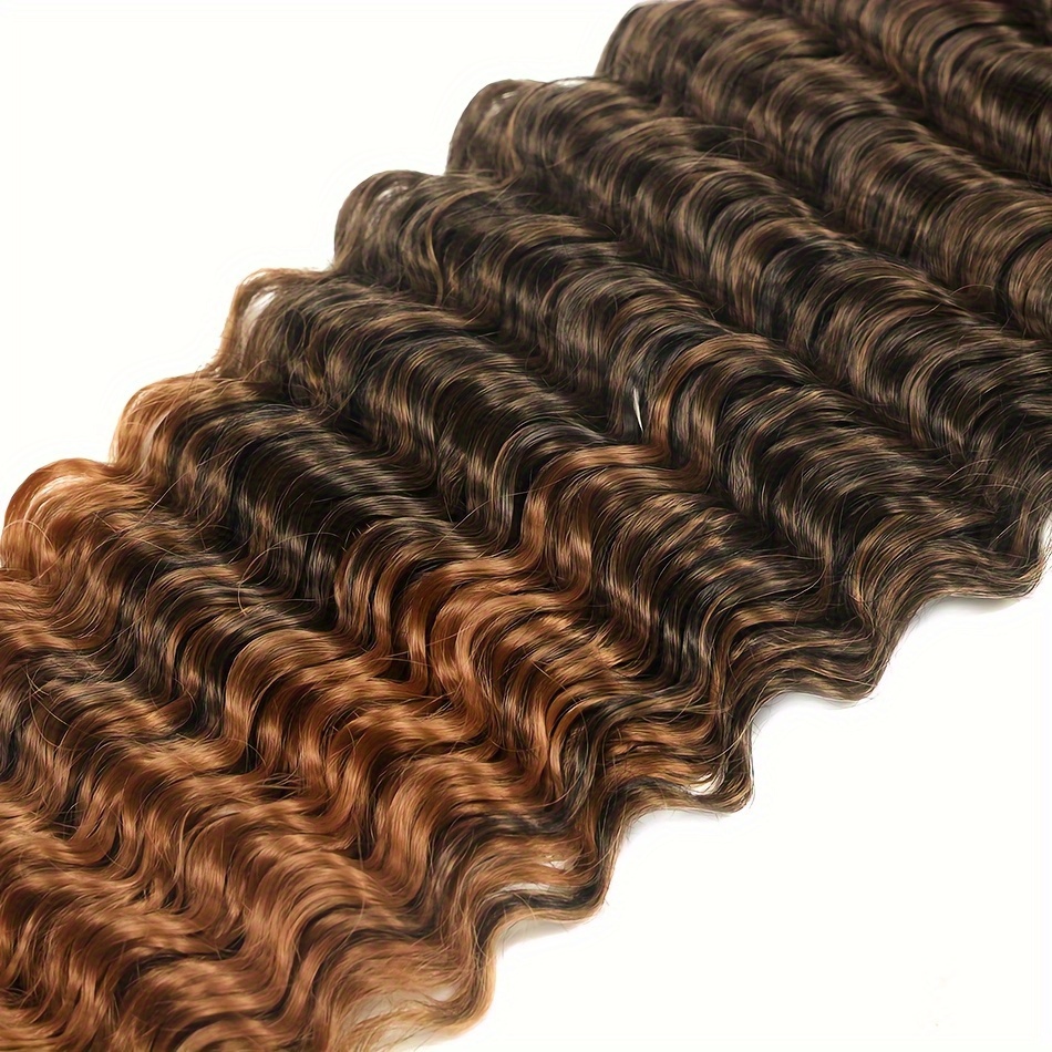 Long Wavy Goddess Braiding Hair Extensions Long Deep Curly - Temu