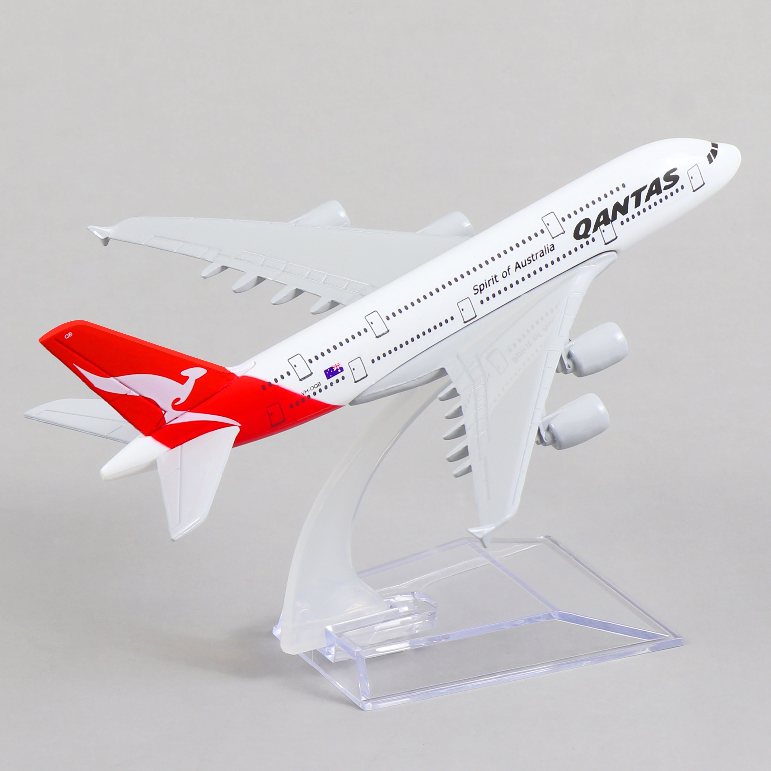 Airbus A380 Airplane Model Toys Qantas Airways 1:400 Metal DieCast Sky  Jumbo Airliner Model For Collectibles And Gifts