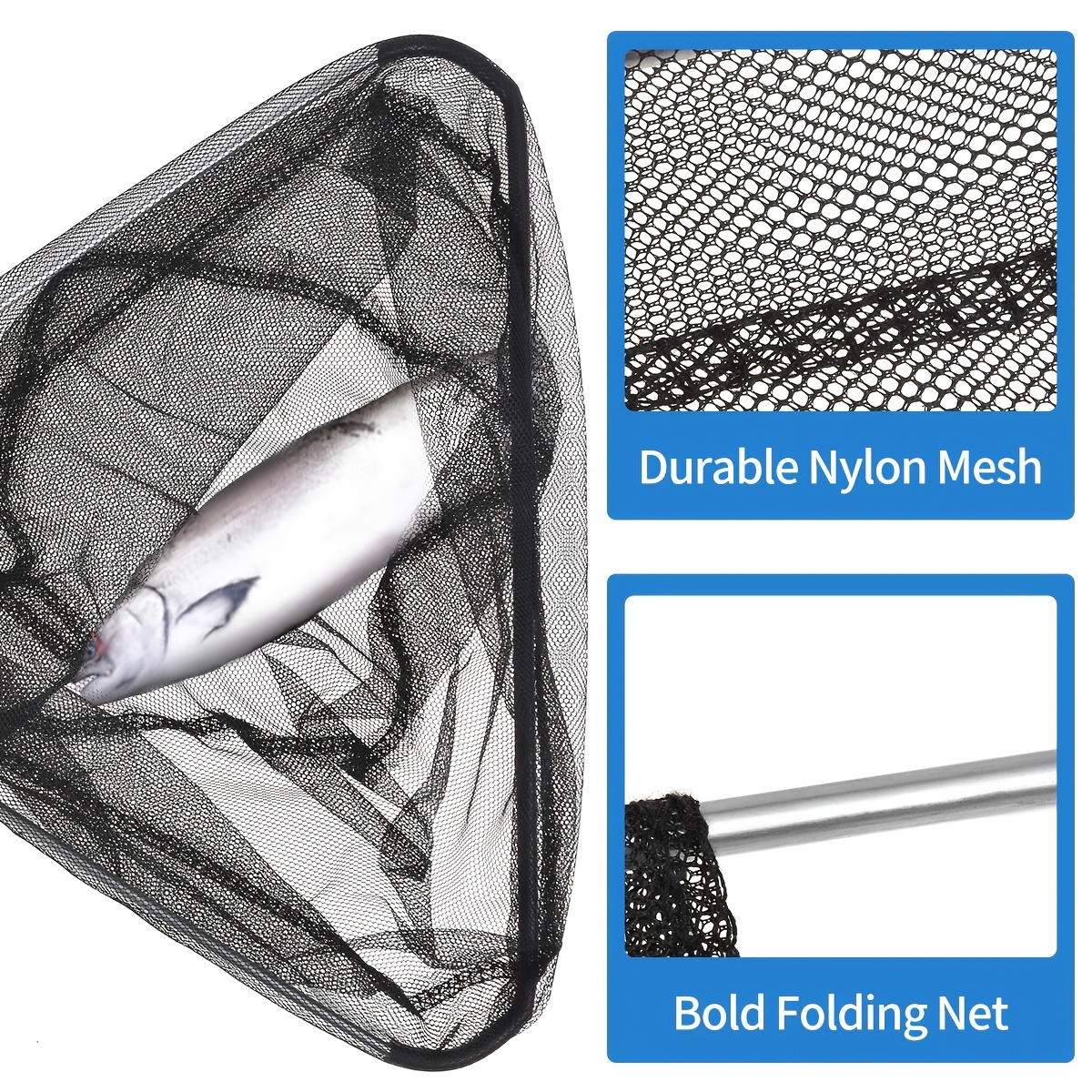 Foldable Fishing Net Telescopic Aluminum Pole Handle Hoop - Temu Philippines