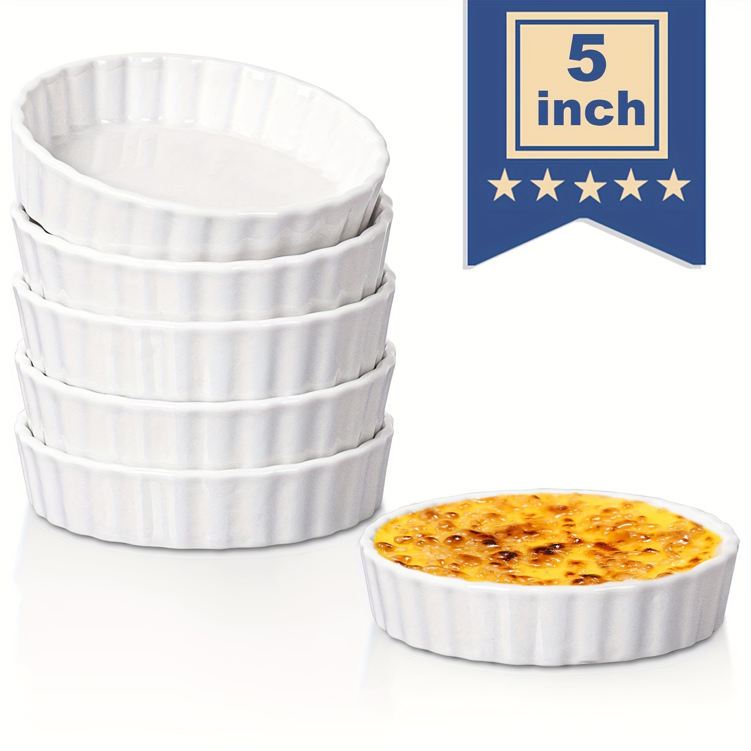 1 Molde Para Flan De Acero Inoxidable Para Hornear (7.5''), Molde Para  Quesillera Venezolana Con Tapa De 60 Oz, Apto Para Ollas A Presión De 3QT -  8QT