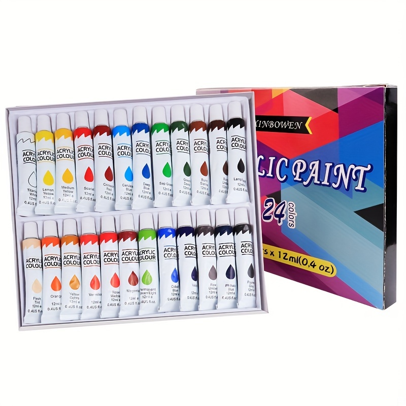 Acrylic Paint Set For Art Painting Finger Painting Graffiti - Temu