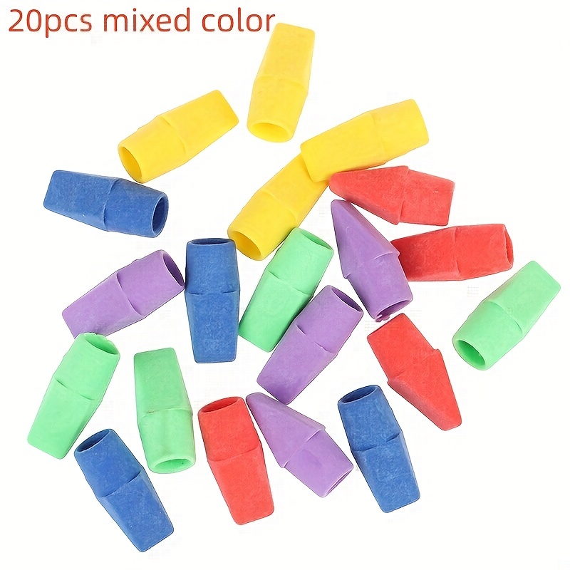 Colorful Pencil Eraser Pencil Top Eraser Eraser For - Temu