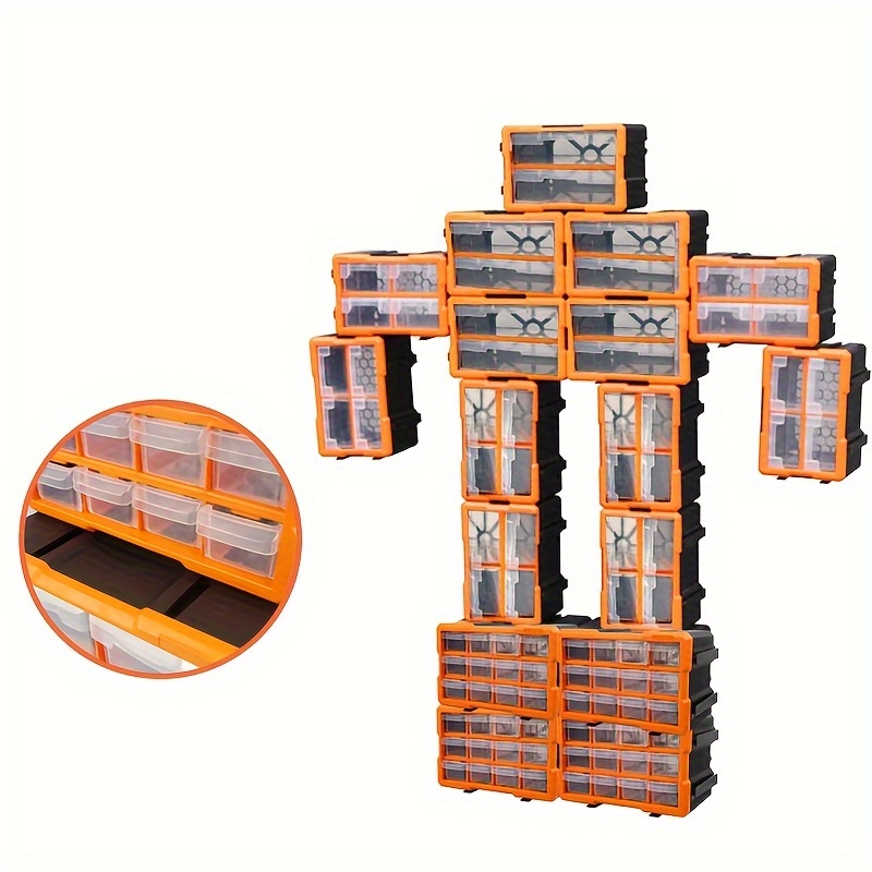 Drawer Plastic Parts Storage Box Hardware Craft Cabinet - Temu Canada