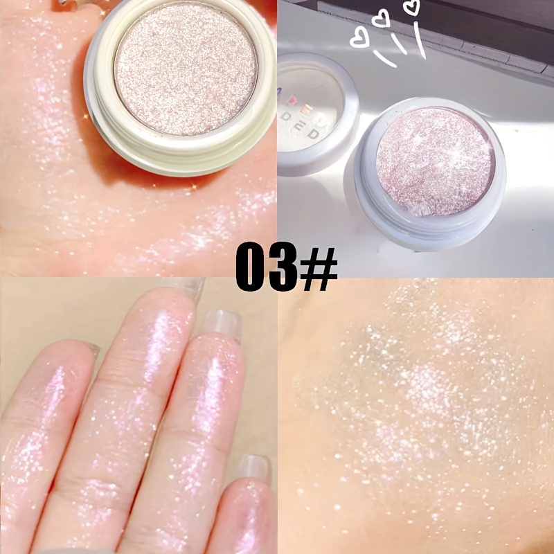 Monochrome Color Sparkle Eyeshadow Powder Mashed Potato - Temu