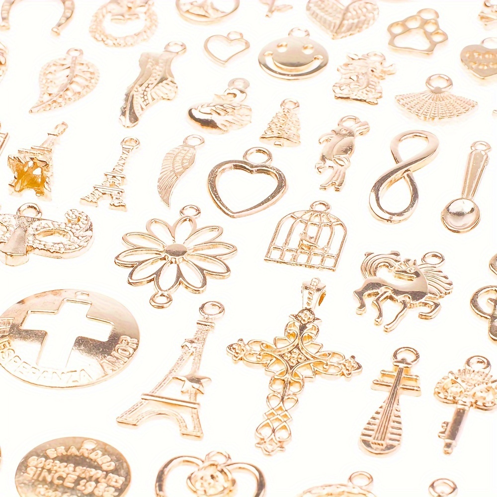 Rose gold charms deals bulk