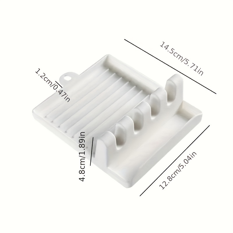 Painting Brush Rest Holder With 4 Slots Plastic Watercolor - Temu