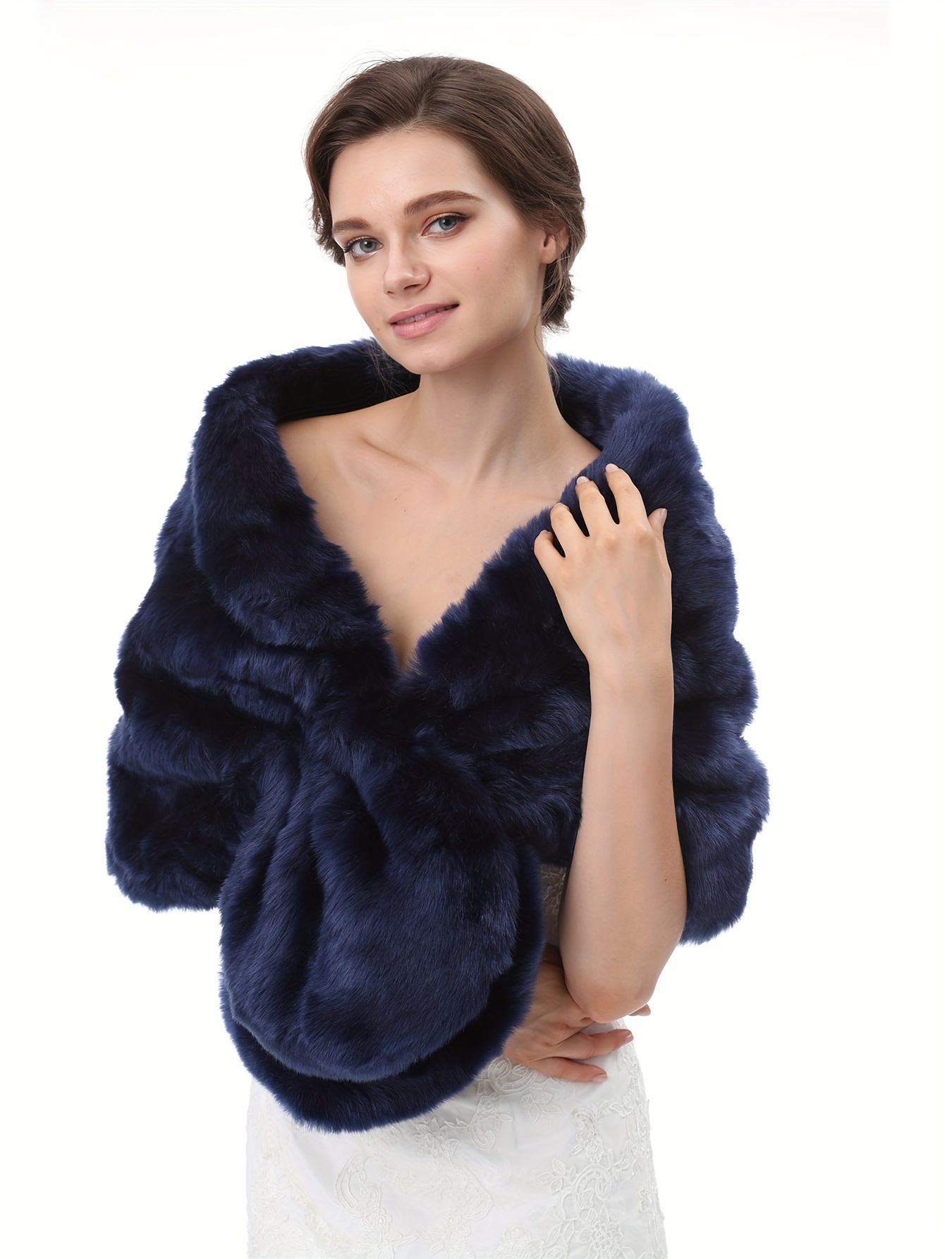 Navy 2024 fur cape