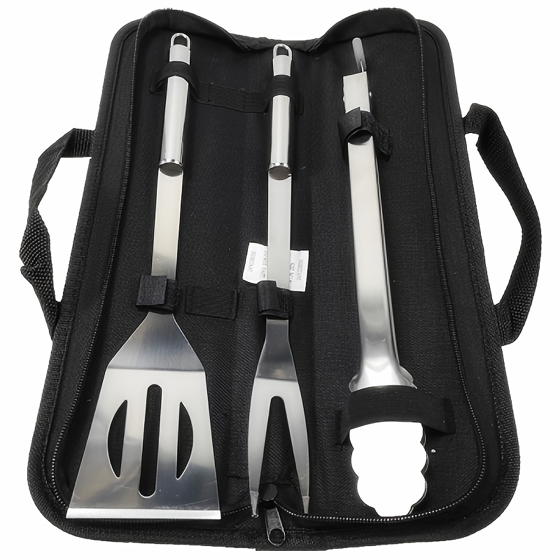 3pcs/set Ensemble D'outils De Barbecue Avec Presse À Viande, Couvercle De  Grill Et Pelle