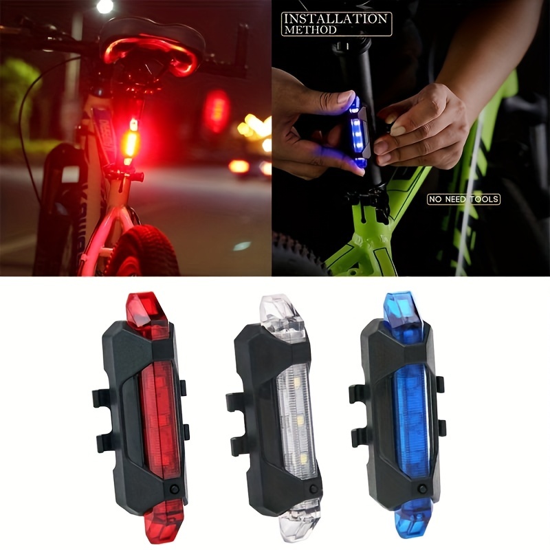 Fahrradrücklicht Mit Blinker, Ferngesteuertes Led-fahrradrücklicht, Wiederaufladbares  Usb-fahrradlicht, Wasserdichtes Fahrradrücklicht - Sport & Freizeit - Temu