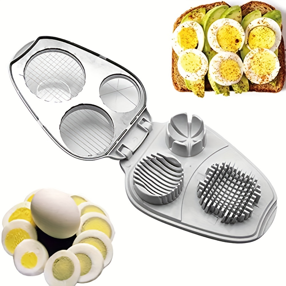 Cortador de huevos, cortador de huevos duros para huevos duros, cortador de  fresas de alta resistencia, cortador de huevos duros para huevos duros