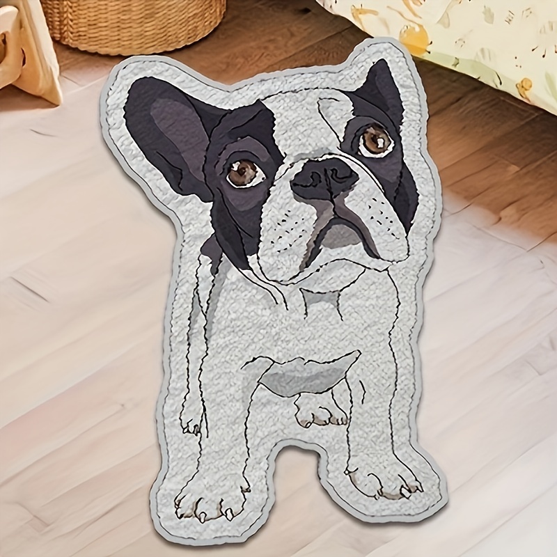 Lovely Pug Dog Water Absorption Anti-Slip Door Mat Cartoon Cute