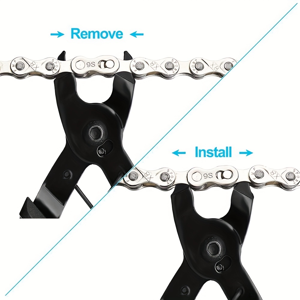 Ensemble d'outils de chaîne de vélo, pince de maillon de vélo + outil de  casse de chaîne + vérificateur de chaîne.