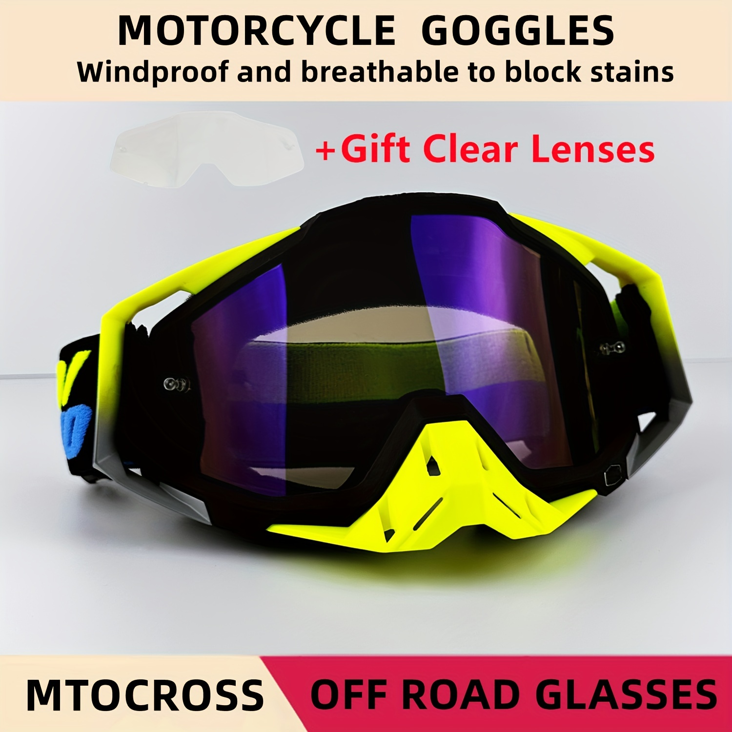 Gafas De Motocross Para Hombre Y Mujer, Lentes De Ciclismo Mx