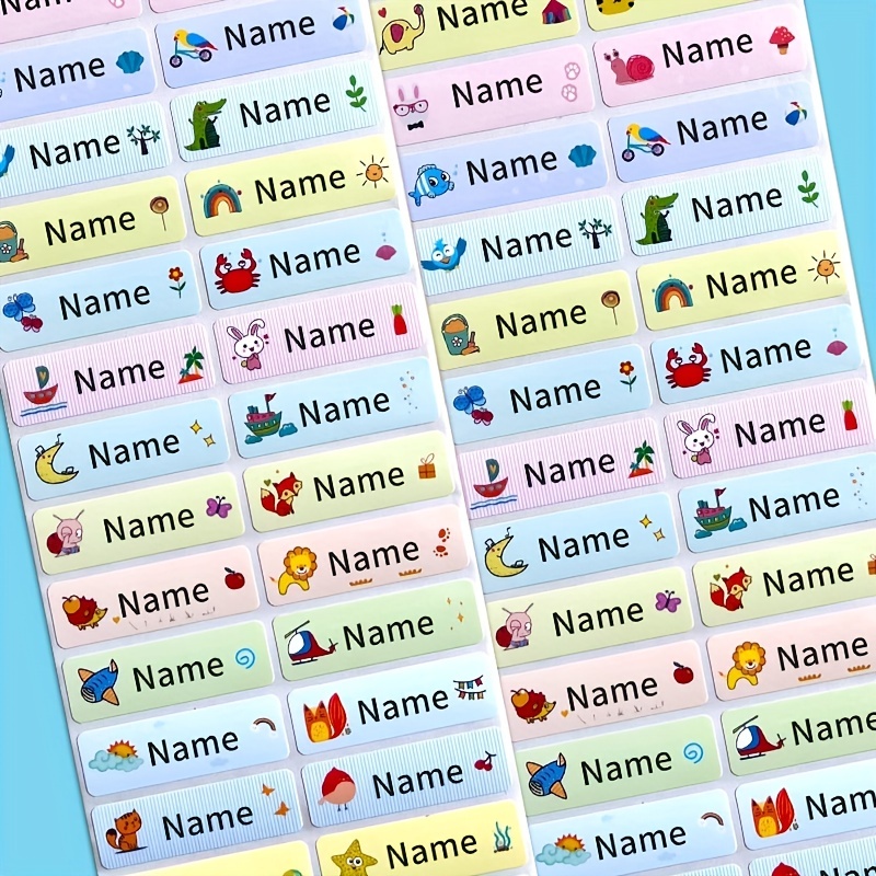 Customized Pixel art Name Labels For Retro School Supply - Temu