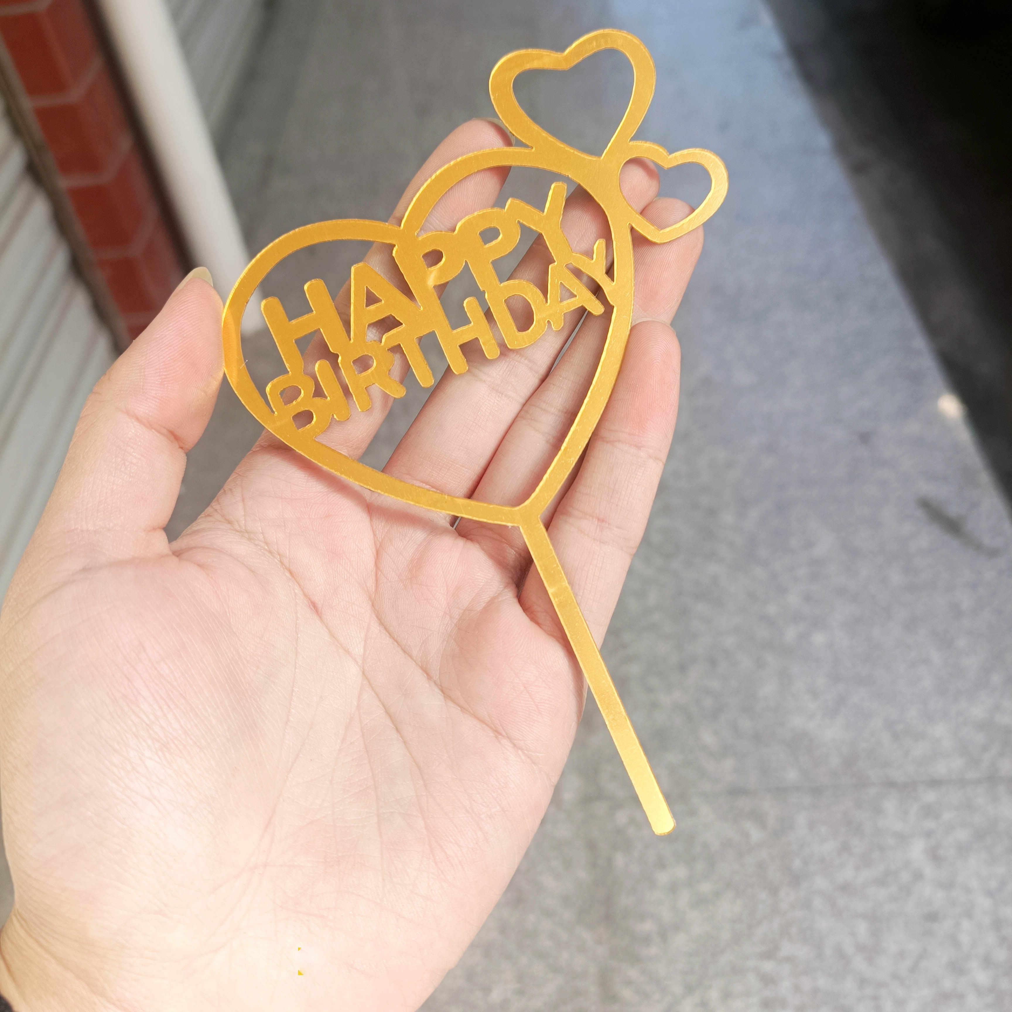 Lot de 10 décorations de gâteau avec chiffres, 1 pièce d'insert d' anniversaire, numéro 0-9, décoration de gâteau avec combinaison de chiffres