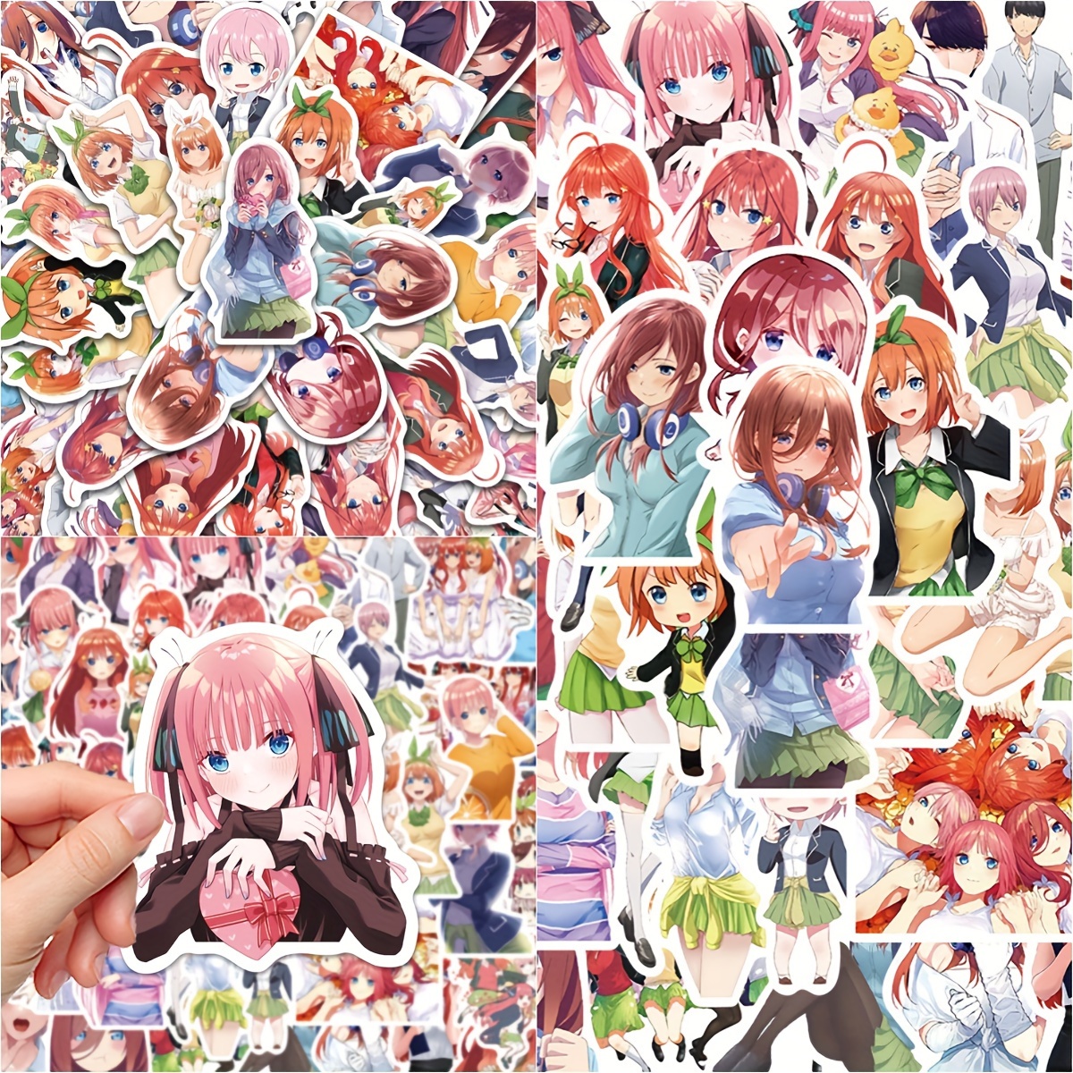 50pcs Miku Sticker Cute Sticker Pack Suitcase Skateboard Hand Account  Sticker Anime Stickers Laptop Skin Toys Hatsune Miku - AliExpress