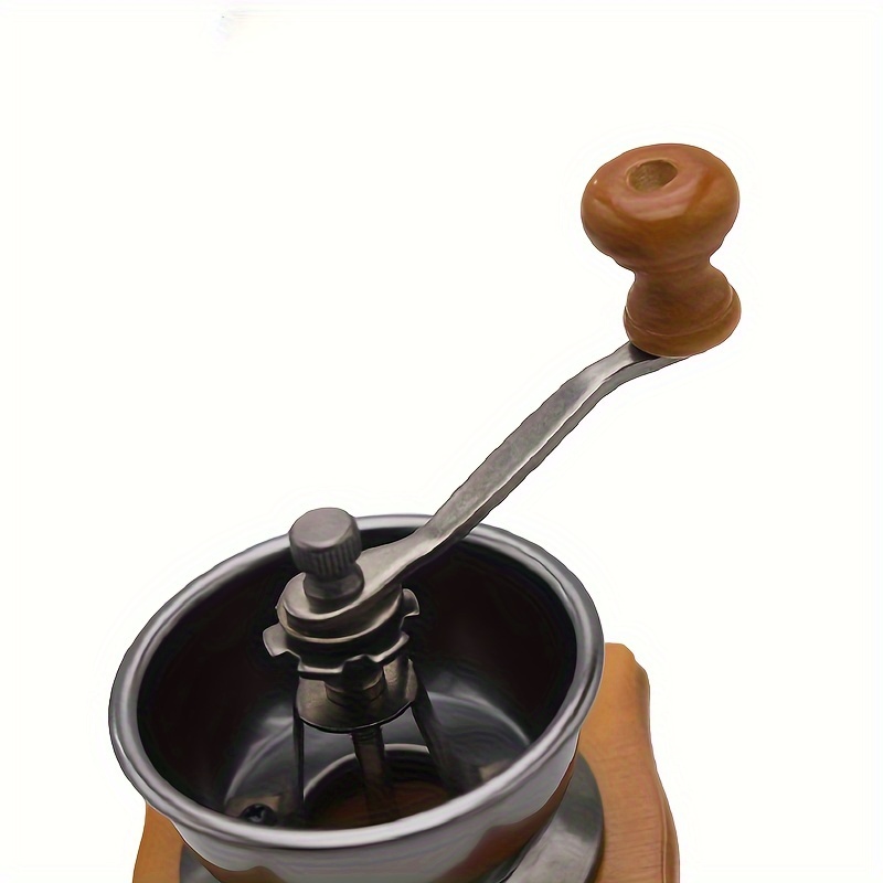 Manual Coffee Machine Retro Hand Crank Solid Wood Coffee Grinder Household  Grinder Coffee Grinder