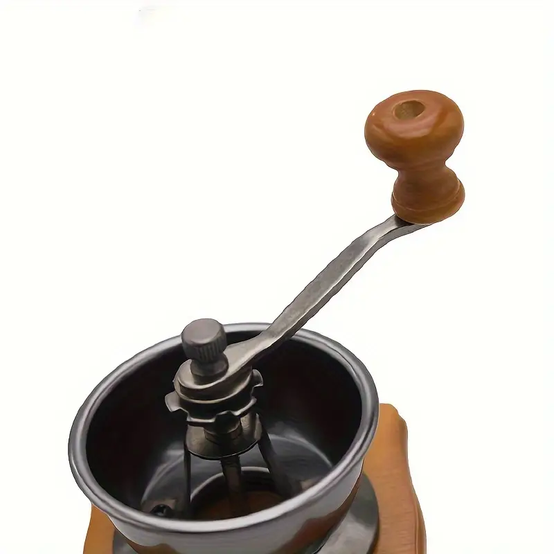 Wooden Classic Vintage Mini Manual Bean Grinder Press Pot - Temu