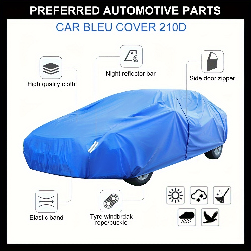 Universal Waterproof Vehicle Cover Oxford Fabric, Sun And Rain Protection,  Dustproof And Snowproof For SUV And Sedan Half Car Body Cover From  Camellia2, $16.93
