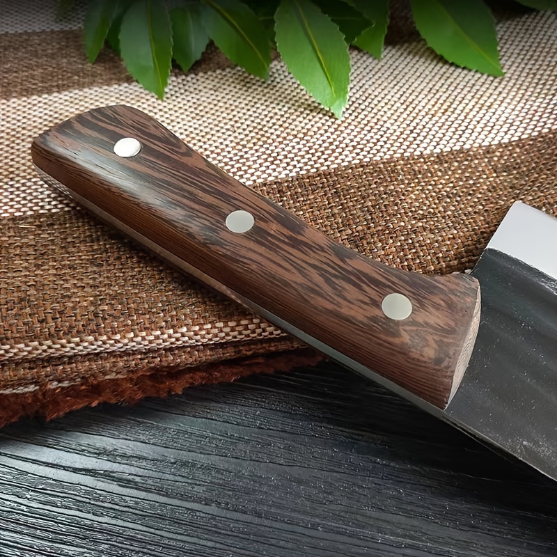 Knife, Handmade Forged Stainless Steel Kitchen Knives, Chinese Knife, Meat  Cleaver Knife, Vegetable Knife, Multi-functional Chef's Knife With  Ergonomic Handle, Kitchen Stuff, Kitchen Gadgets - Temu