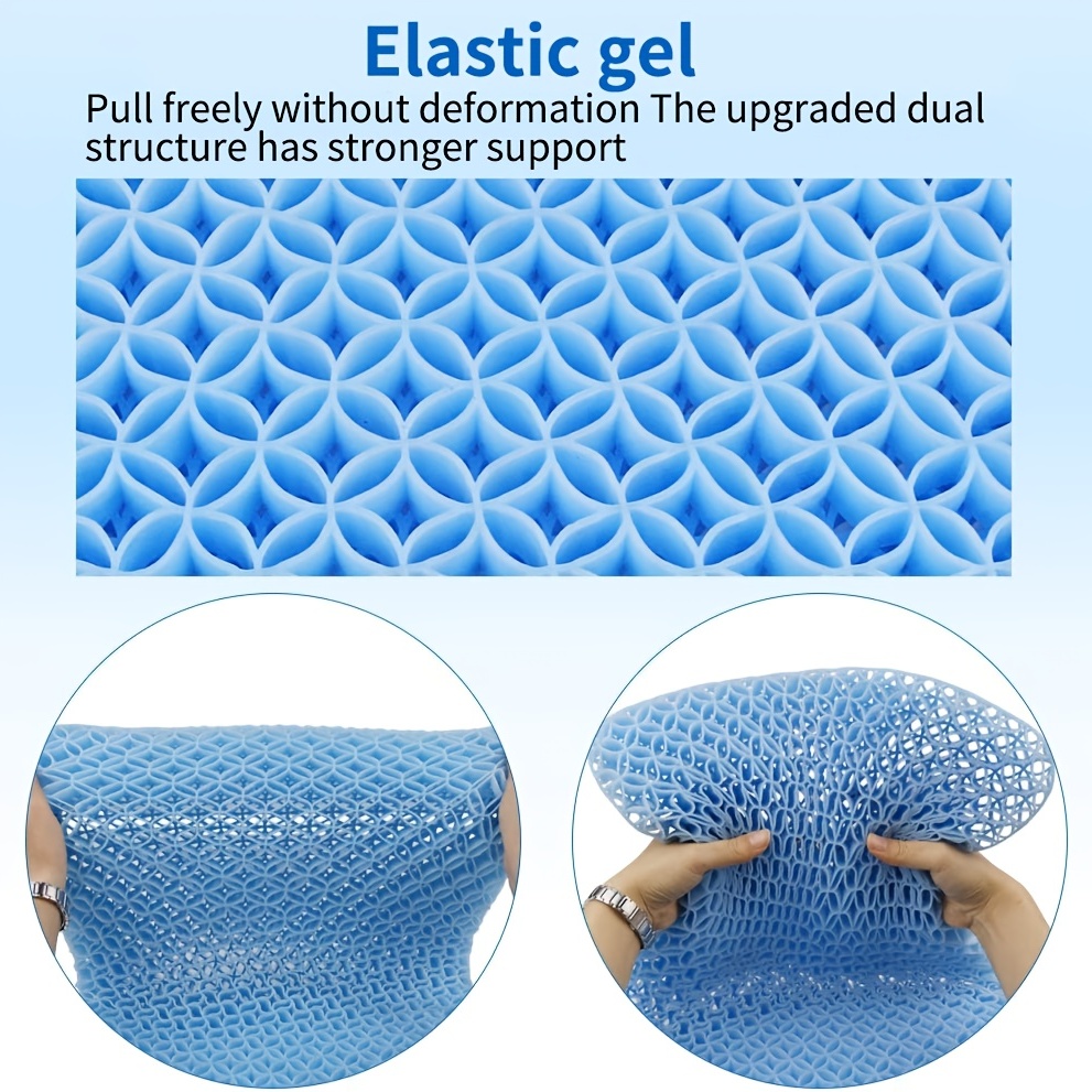 Summer Gel Seat Cushion Breathable Honeycomb Design For Pressure
