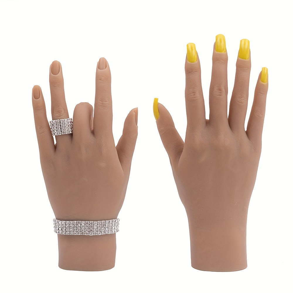 Mano Pratica In Silicone Unghie Acriliche Manicure - Temu Italy