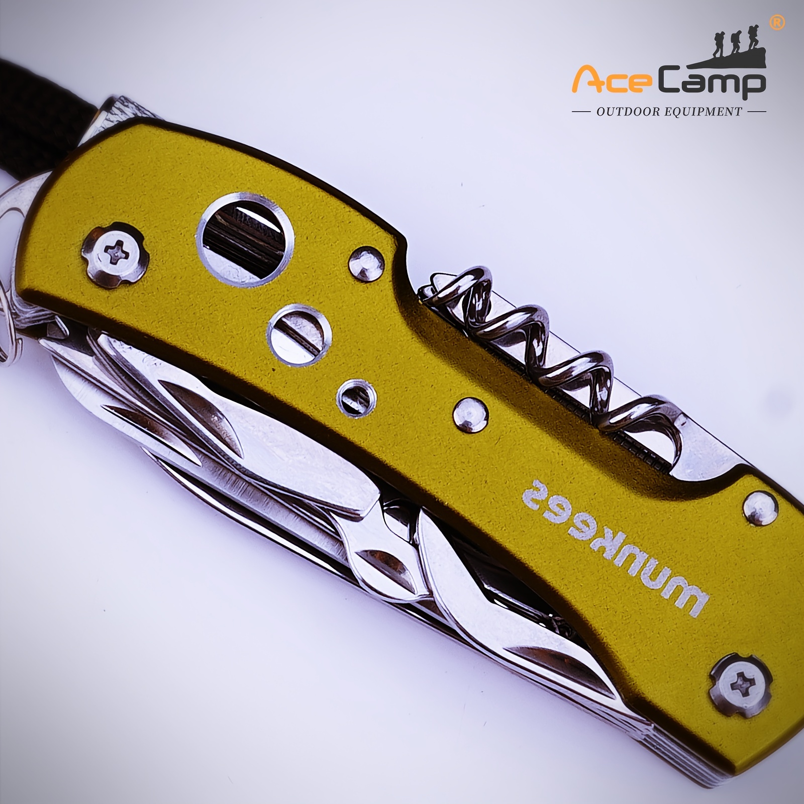 Munkees Small Folding Knife Keychain