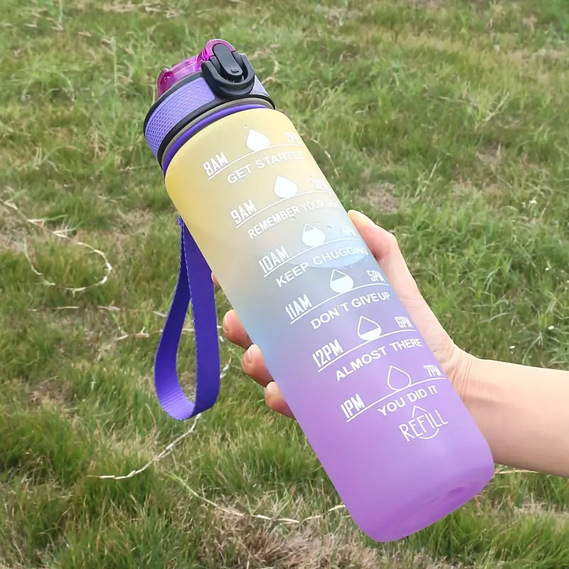about ) Water Bottle, Motivational Drinking Water Bottle With