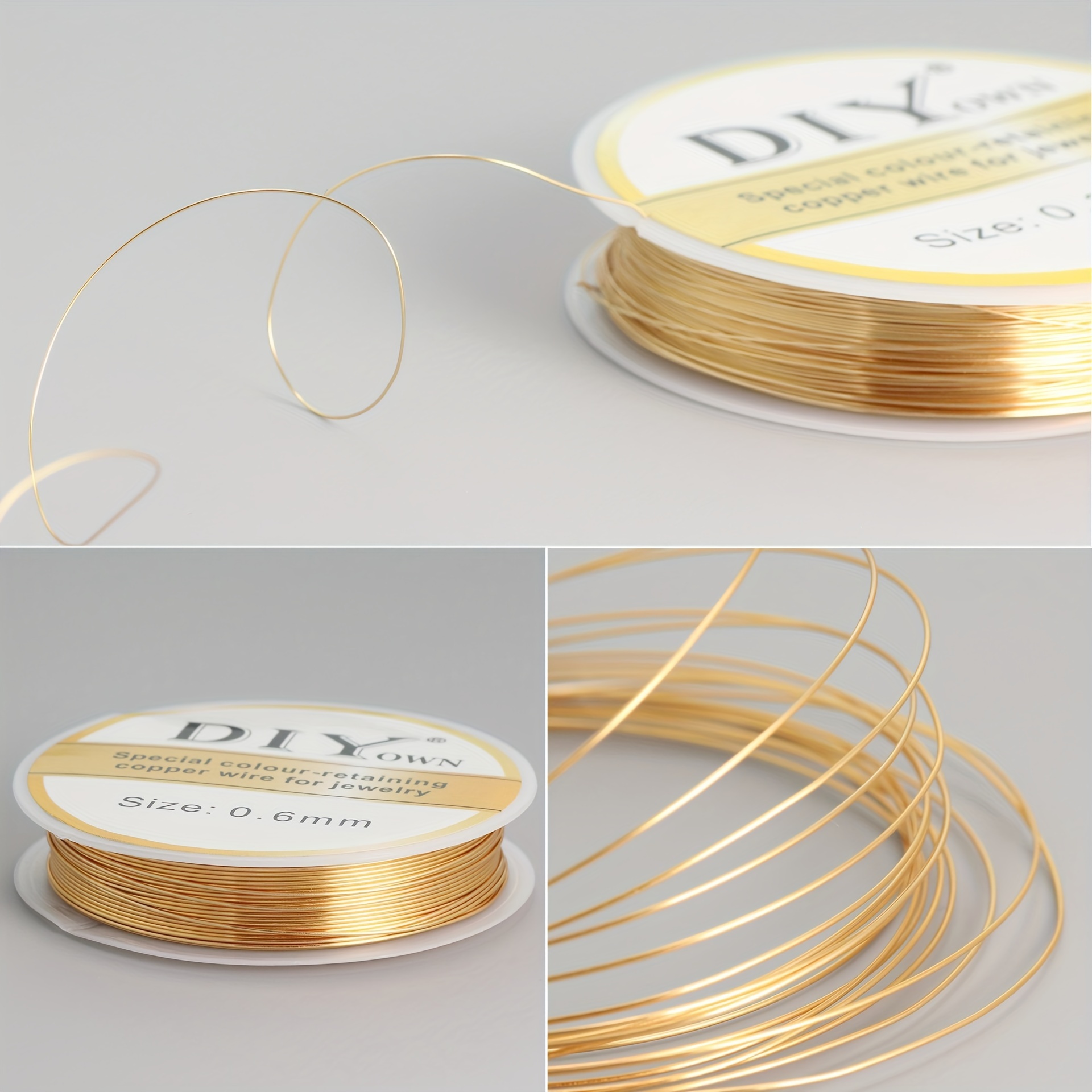 Diy Copper Wire Handmade Copper Wire Jewelry Wire Shaped - Temu