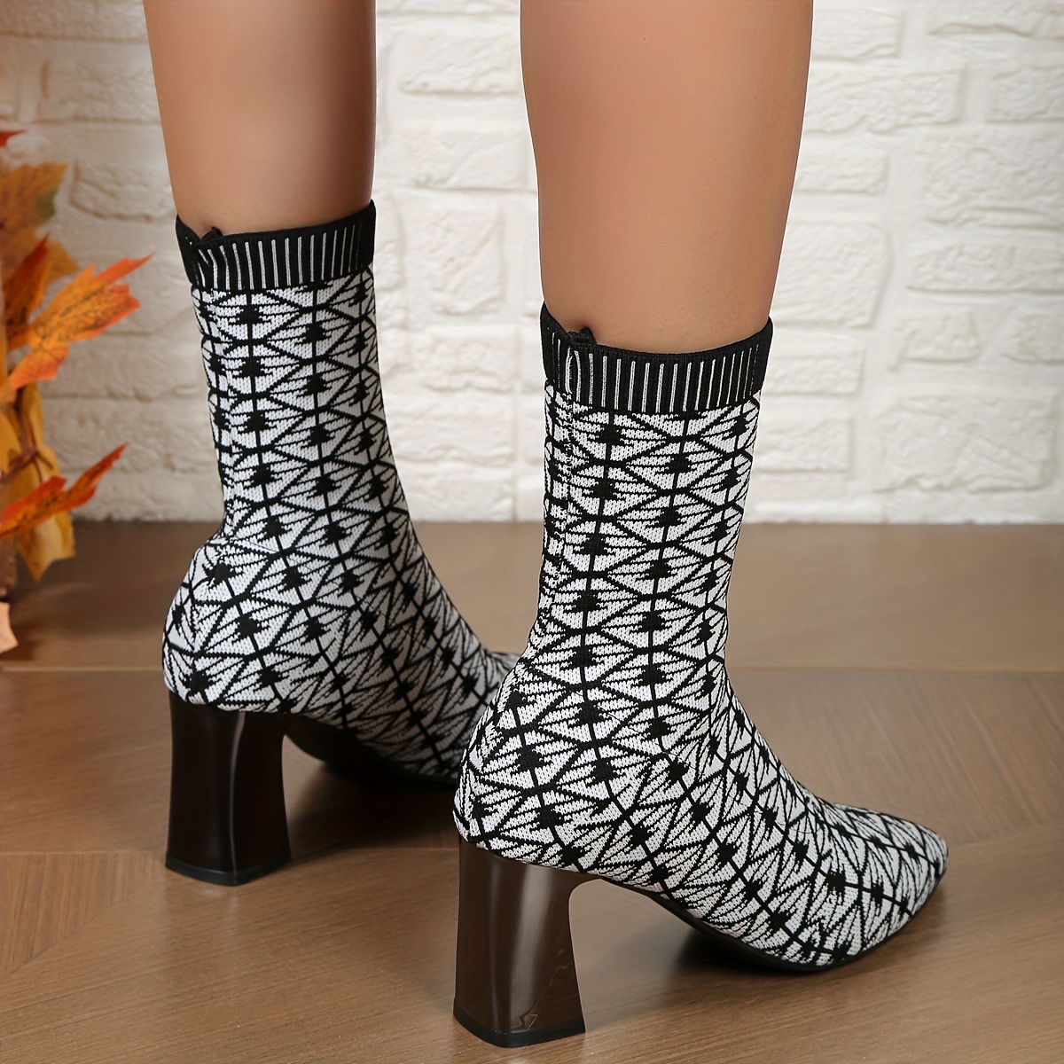 Plaid on sale sock boots