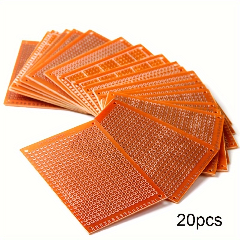 

20pcs Solder Finished Prototype Pcb For Diy 5x7cm Circuit Board Breadboard Single Sided Pcb Board