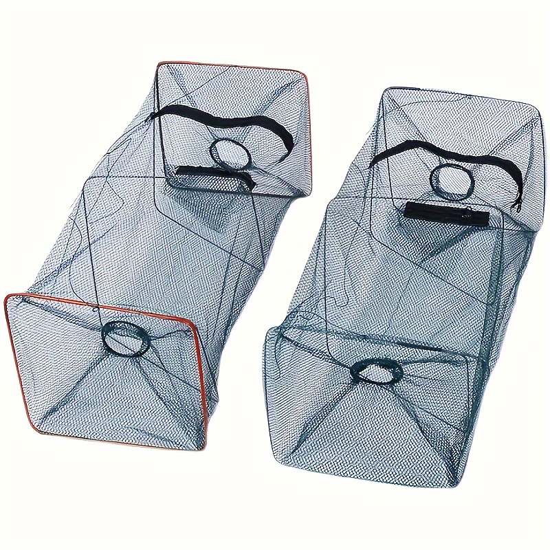Outdoor Fishing Trap Cage Foldable Fishing Net For Crabs - Temu