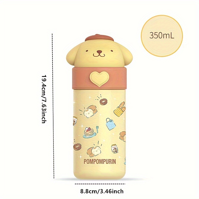 Sanrio Cinnamoroll / My Melody / Pompompurin Thermos Water Bottle Flask  350ml