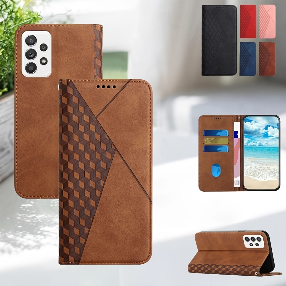 Luxury Leather Phone Case for Samsung Galaxy A52S A73 5G A53 A54