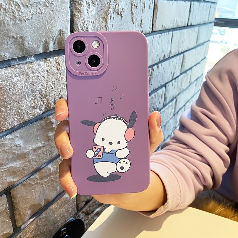 Protective Phone Case Cute Cartoon Dog Silicone Anti Slip Phone Case For  Iphone Series Phones Gift For Girls - Cell Phones & Accessories - Temu