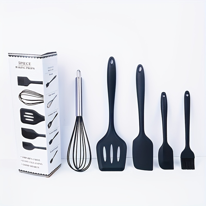 Juego Utensilios Cocina Silicona 5 Piezas Utensilios Cocina - Temu