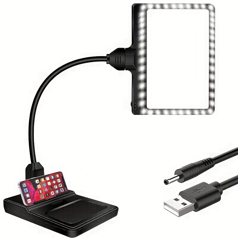  Hobby Magnifying Glass With Light Helping Hands Station With  Led Light - 4x Free Magnifier Stand With Clamp And Alligator Clips - For  Soldering, Assembly, Repair, Modeling, H,Portable Illuminated : Everything