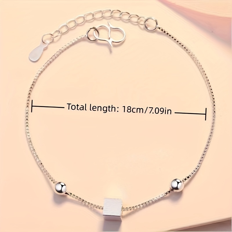 Sweet Zircon Heart Bracelet for Female Adjustable Ins Niche Design Korean  Style Simple Personalized Small Heart