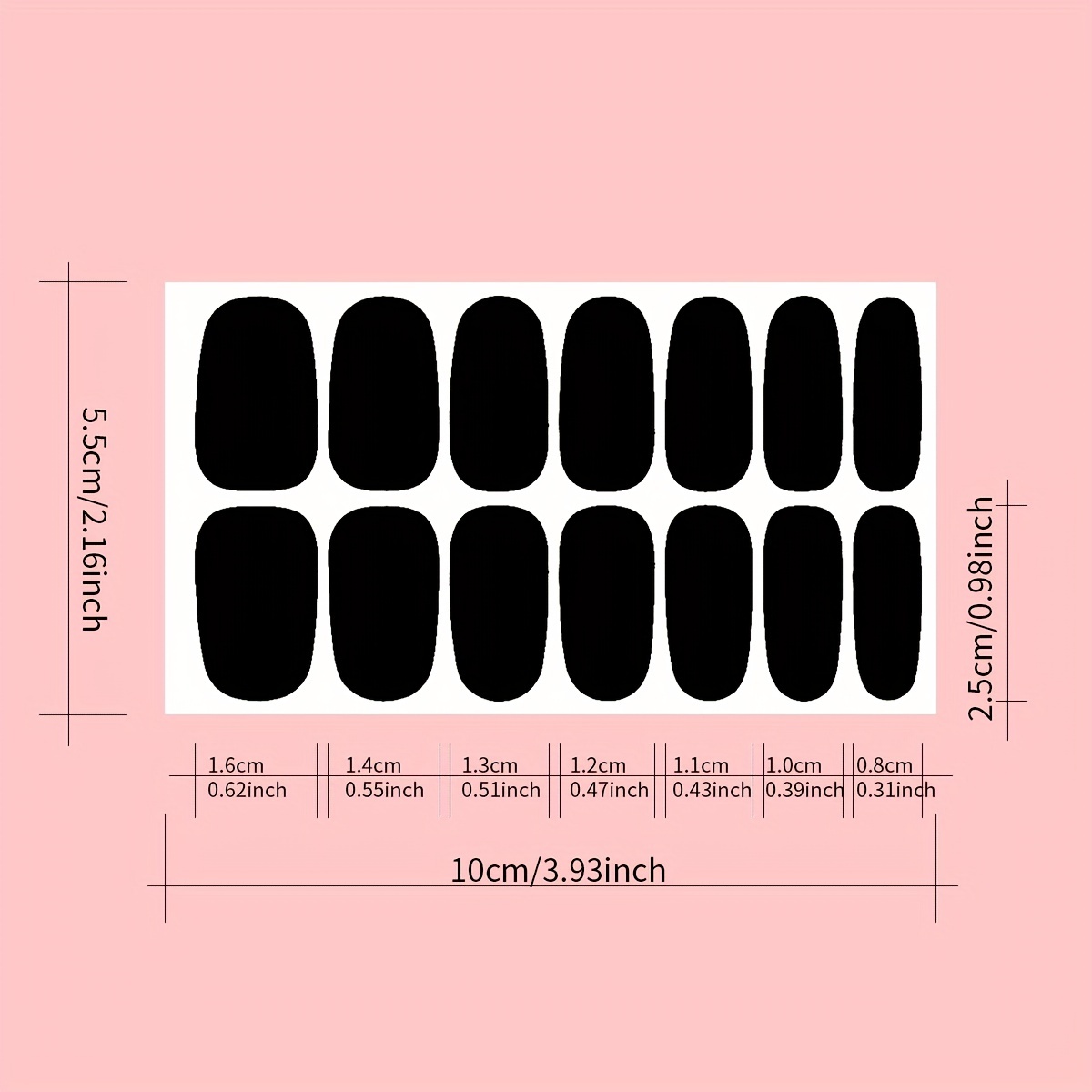 Marble Nail Polish Stickers Full Wrap Self-Adhesive Decal Strips