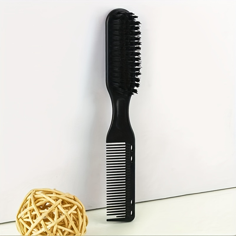4pcs Double Sided Comb Brush Small Beard Styling Brush