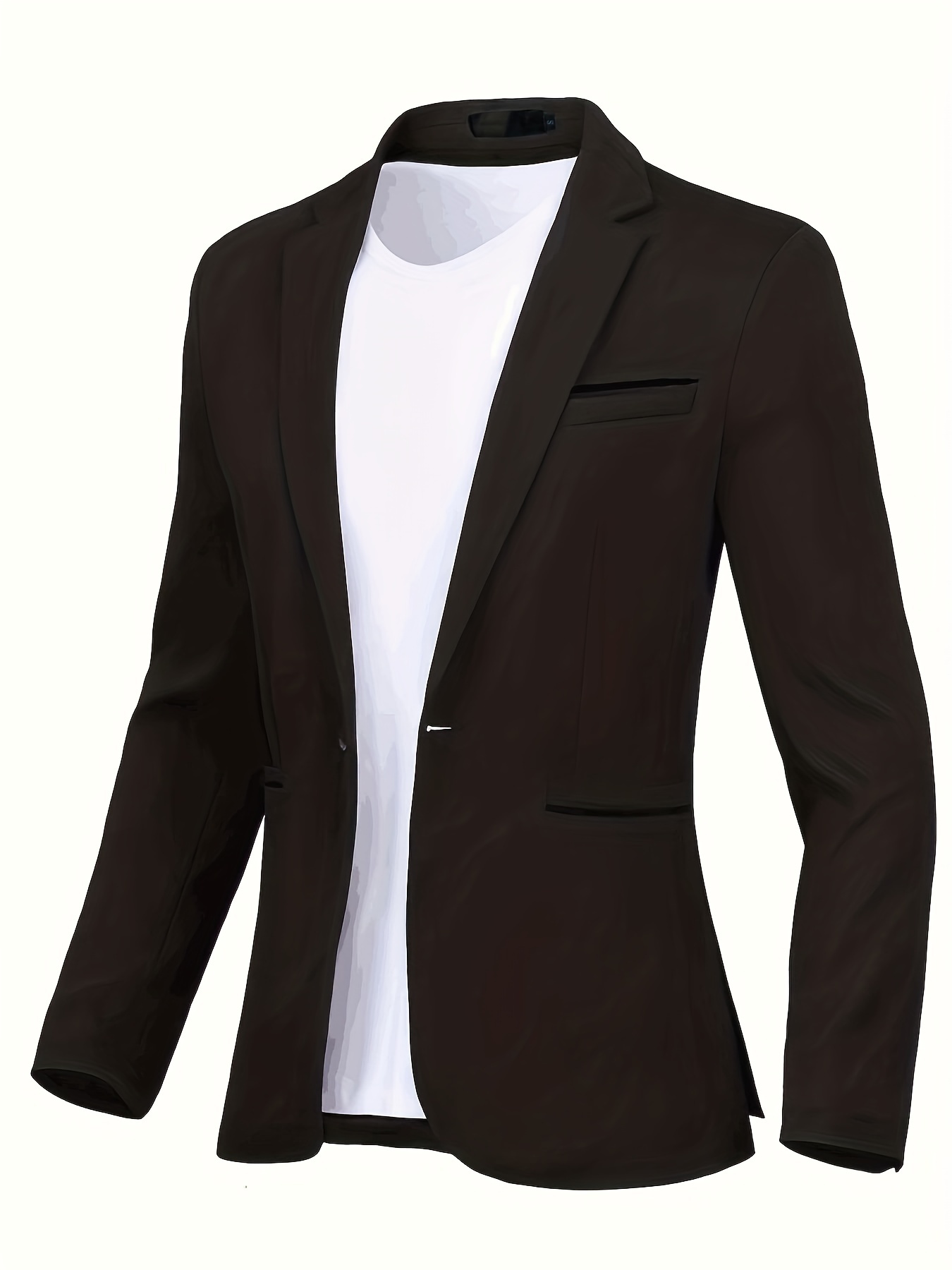 Mens Blazer Jacket Big and Tall Lightweight Fashion Casual One Button Slim  Fit Business Suit Jacket