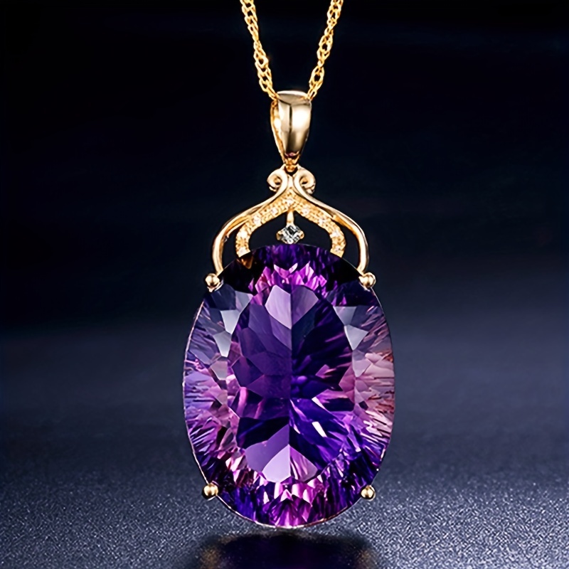 Crown Pendant Necklace with Crystal Design for Party or Gift