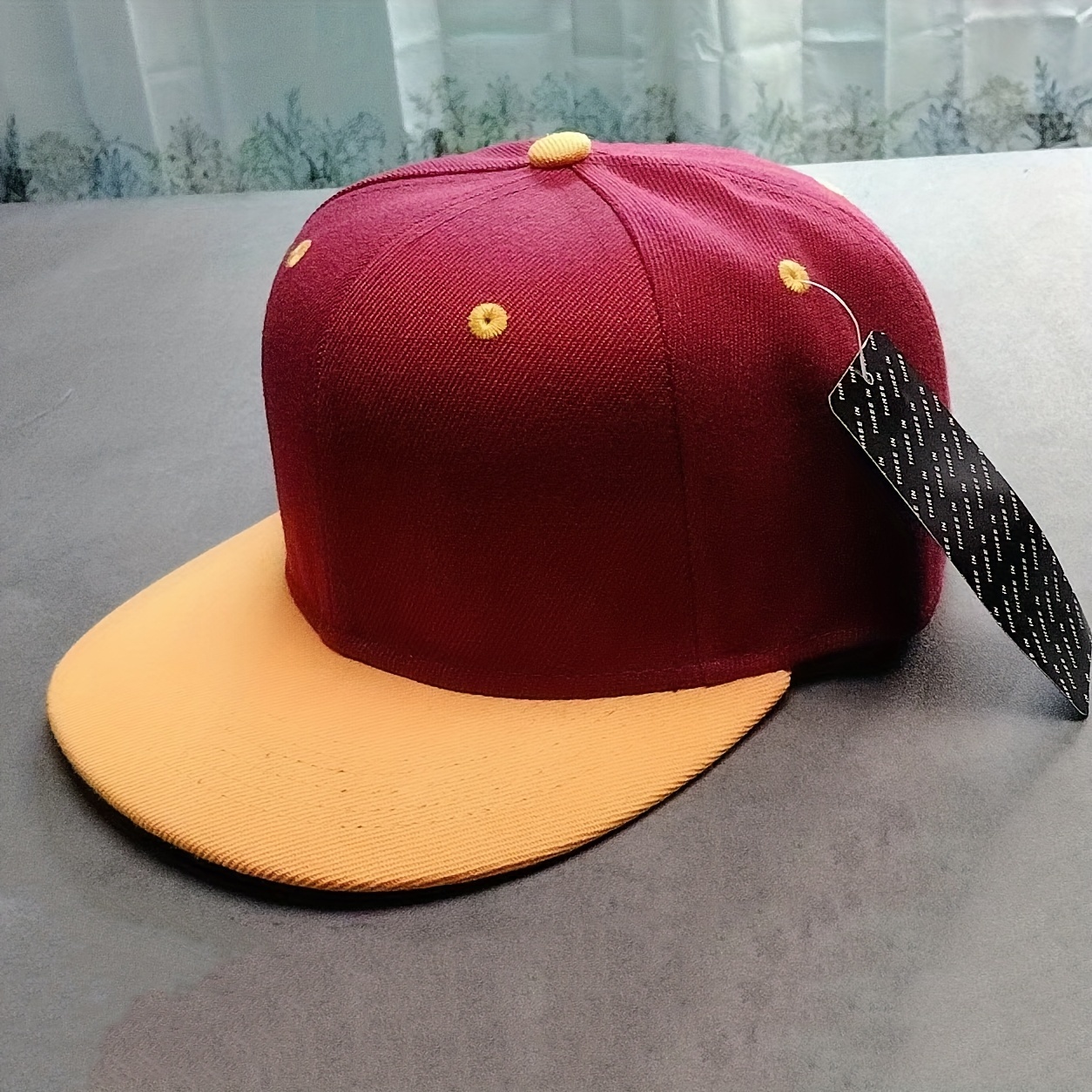 Men's Flat Brim Fitted Sports Cap