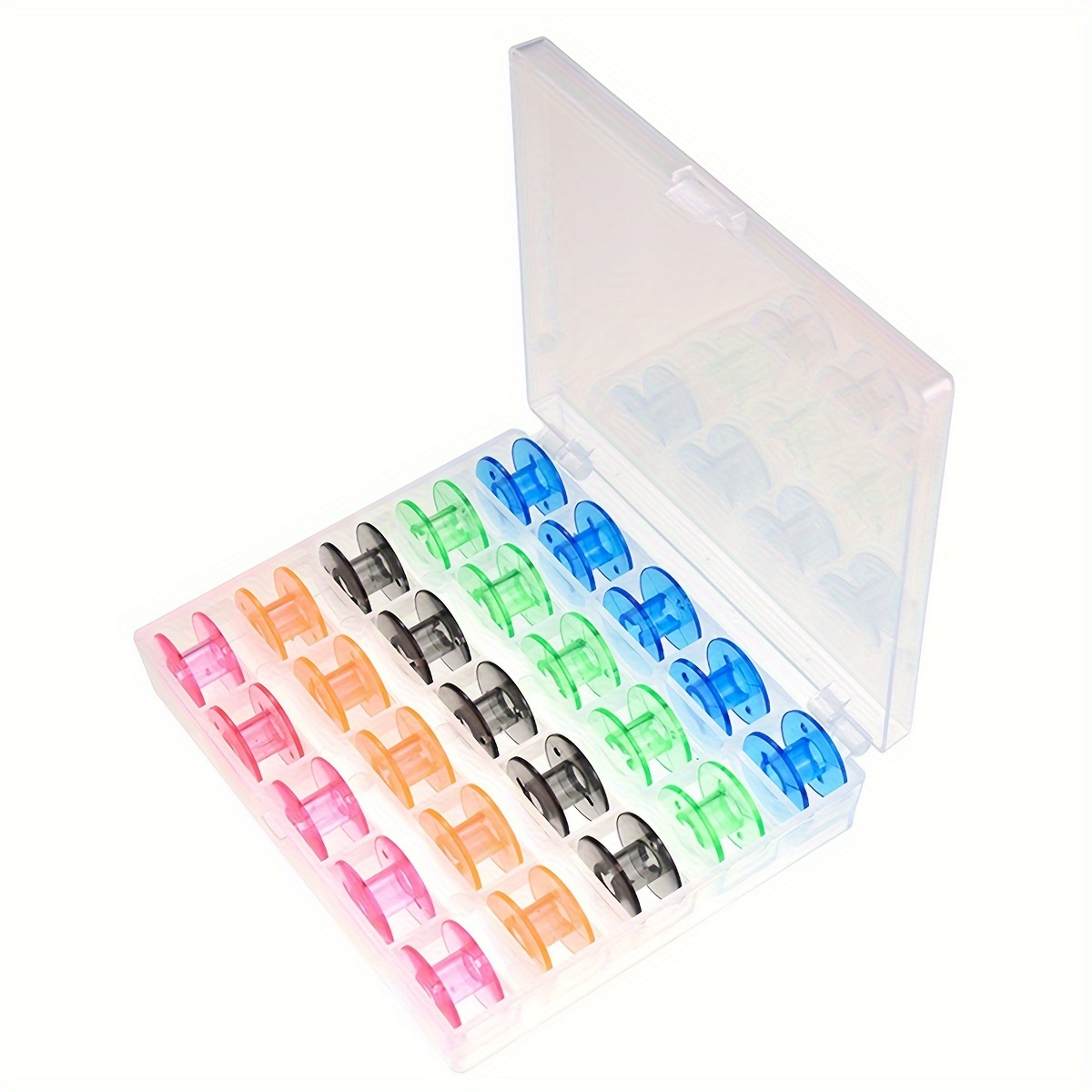 Multicolour Bobbins Plastic Bobbins Sewing Machine Sewing - Temu