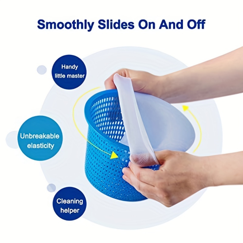 Pool Filter Saver Skimmer Basket Sock Sleeve Net - Pack of 30