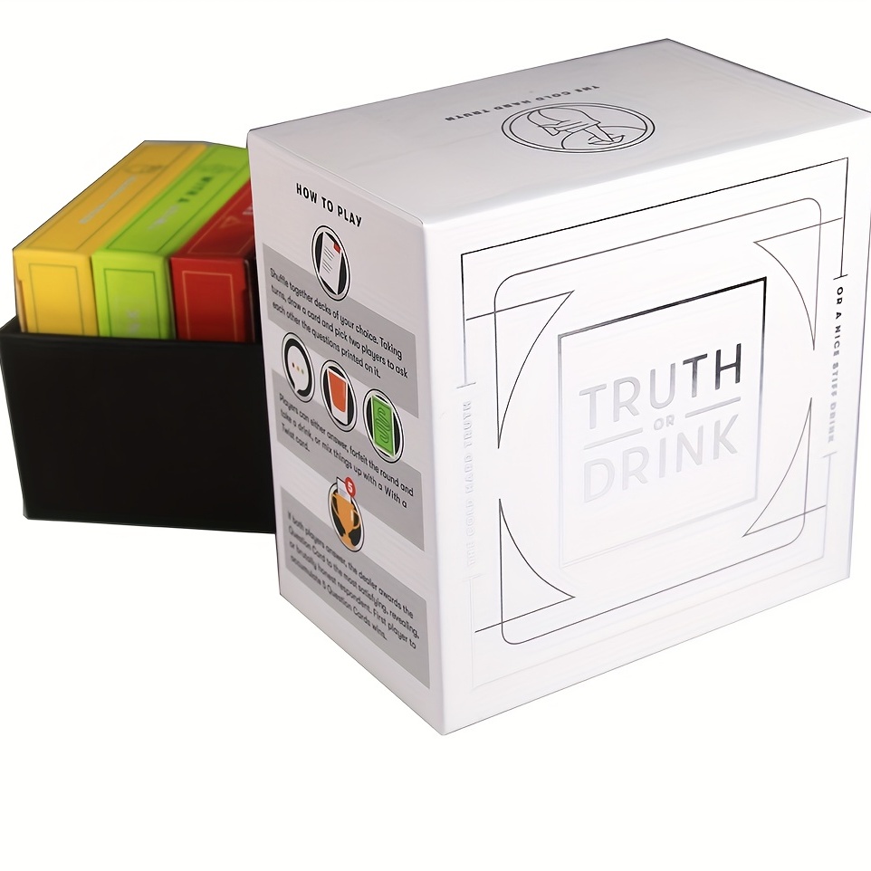 Truth Or Drink L'originale Il Gioco Di Carte Di Cut 432 Domande Esilaranti  E Divertenti 55 Carte Strategiche Perfetto Gioco Di Carte Per Adulti Per