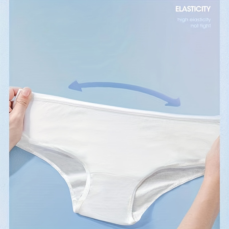 5 PCS Womens Disposable Underwear Postpartum Travel Menstrual Period Panties