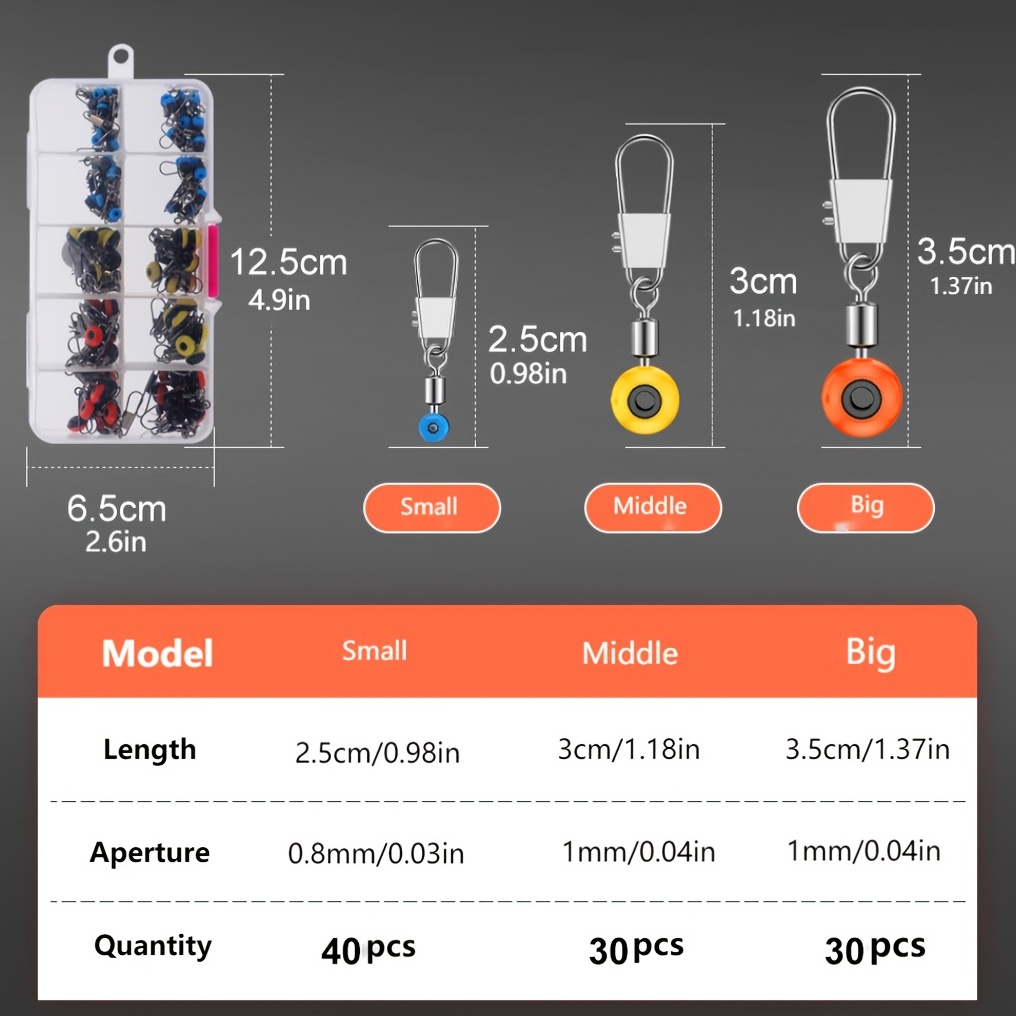 Fishing Line Shank Clip Connectors Fishing Floats Luminous - Temu Mexico